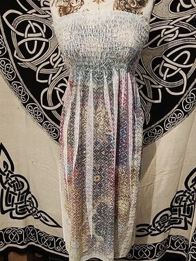 Strapless Maxi Summer Dress